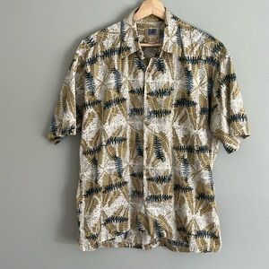 Kahala Men’s Hawaiian Aloha Shirt Size Medium Made In Hawaii Cotton